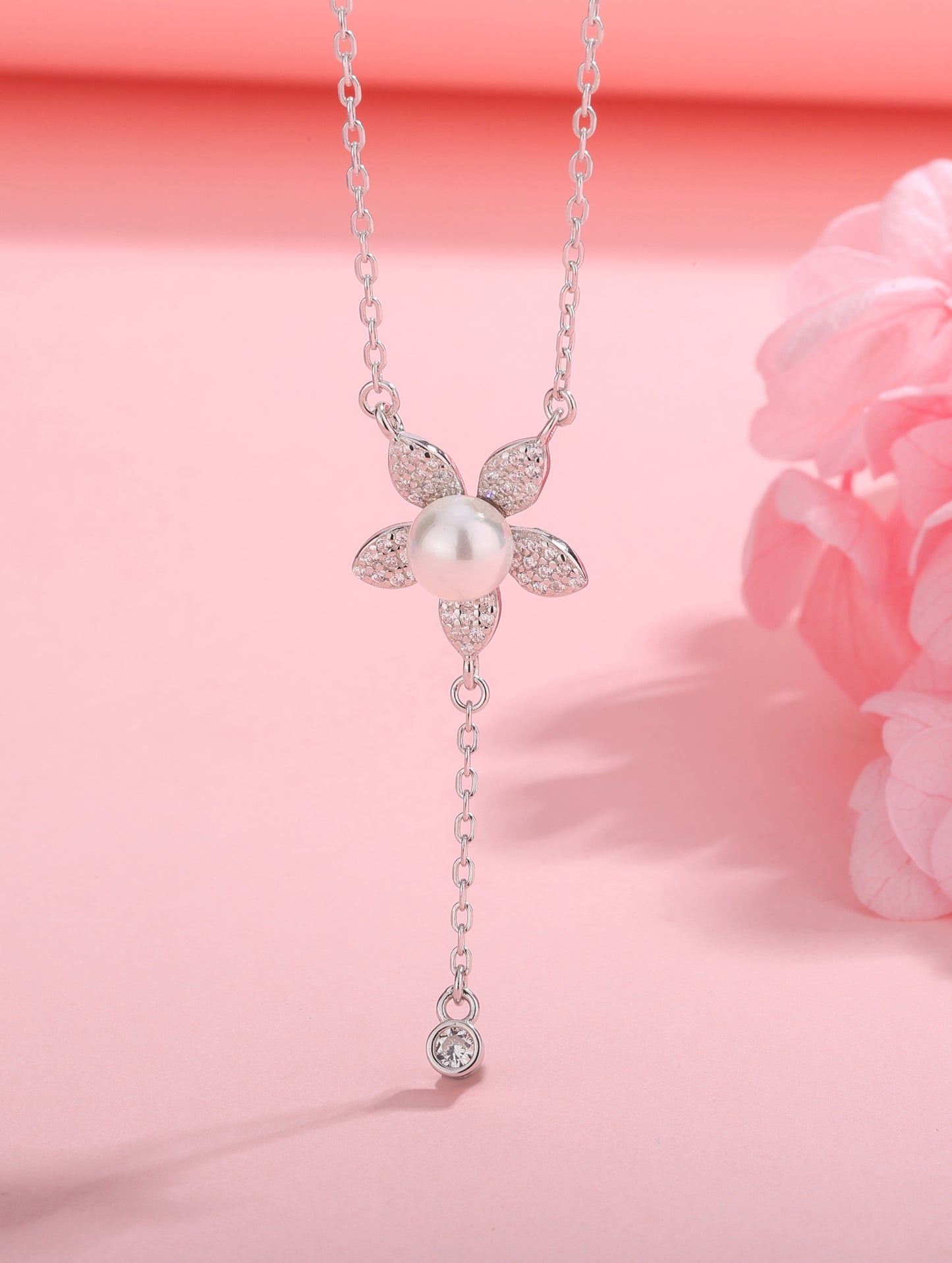 PEARL BLOSSOM SPARKLE PENDANT SET