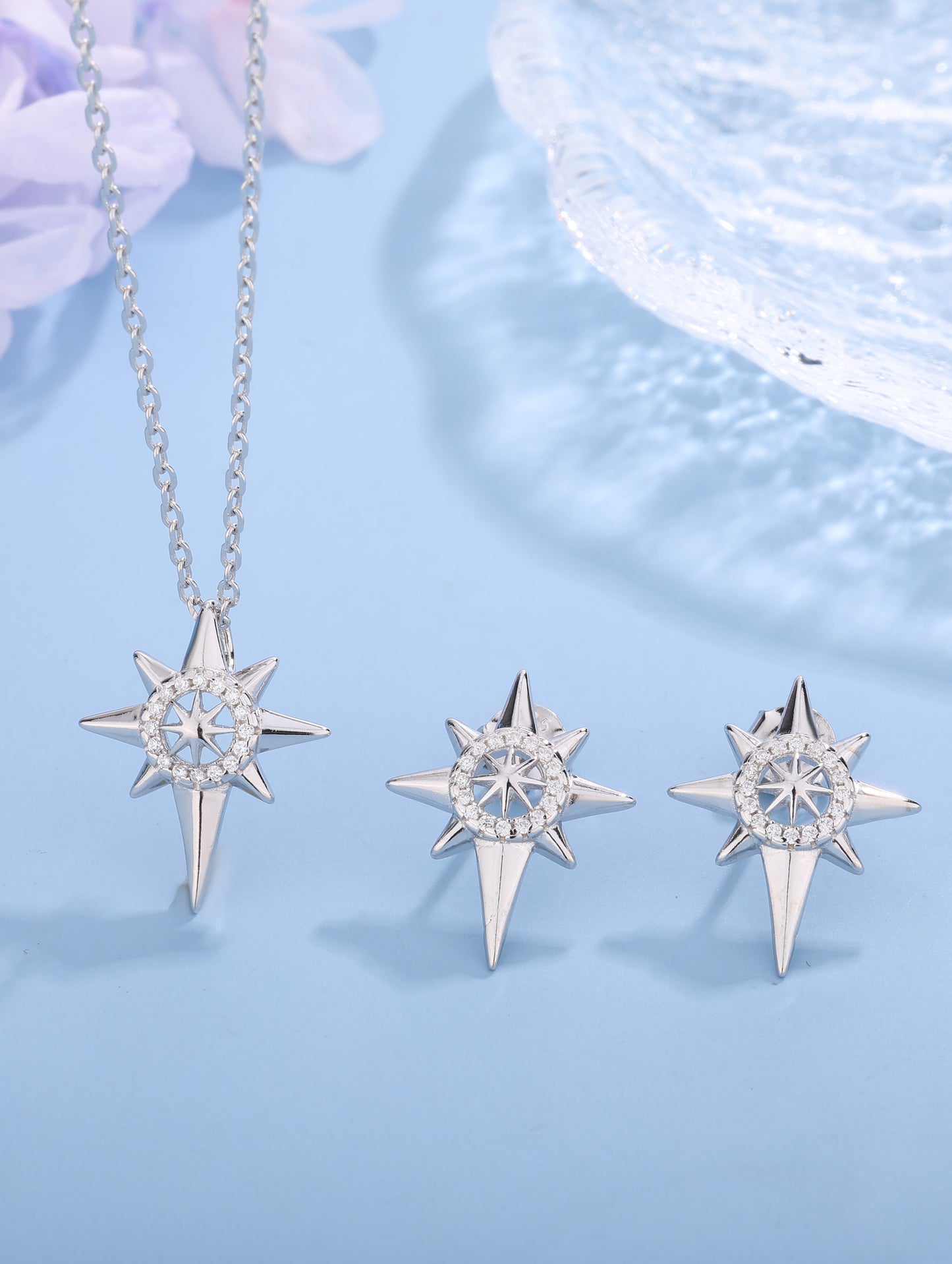 CELESTIAL NORTH STAR PENDANT SET