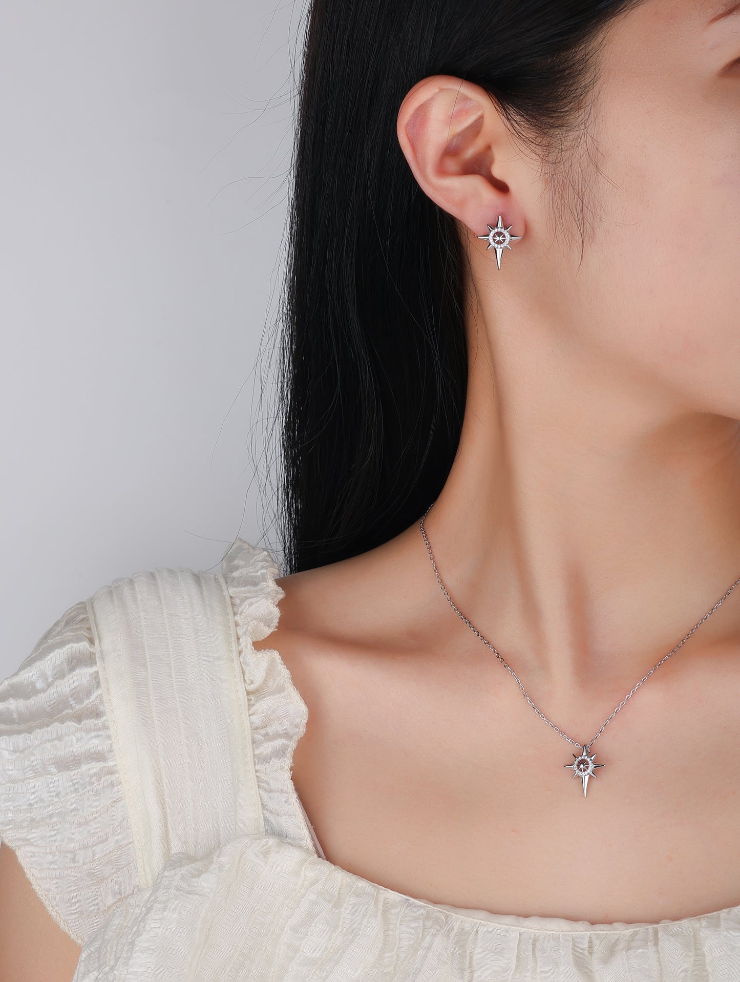 CELESTIAL NORTH STAR PENDANT SET