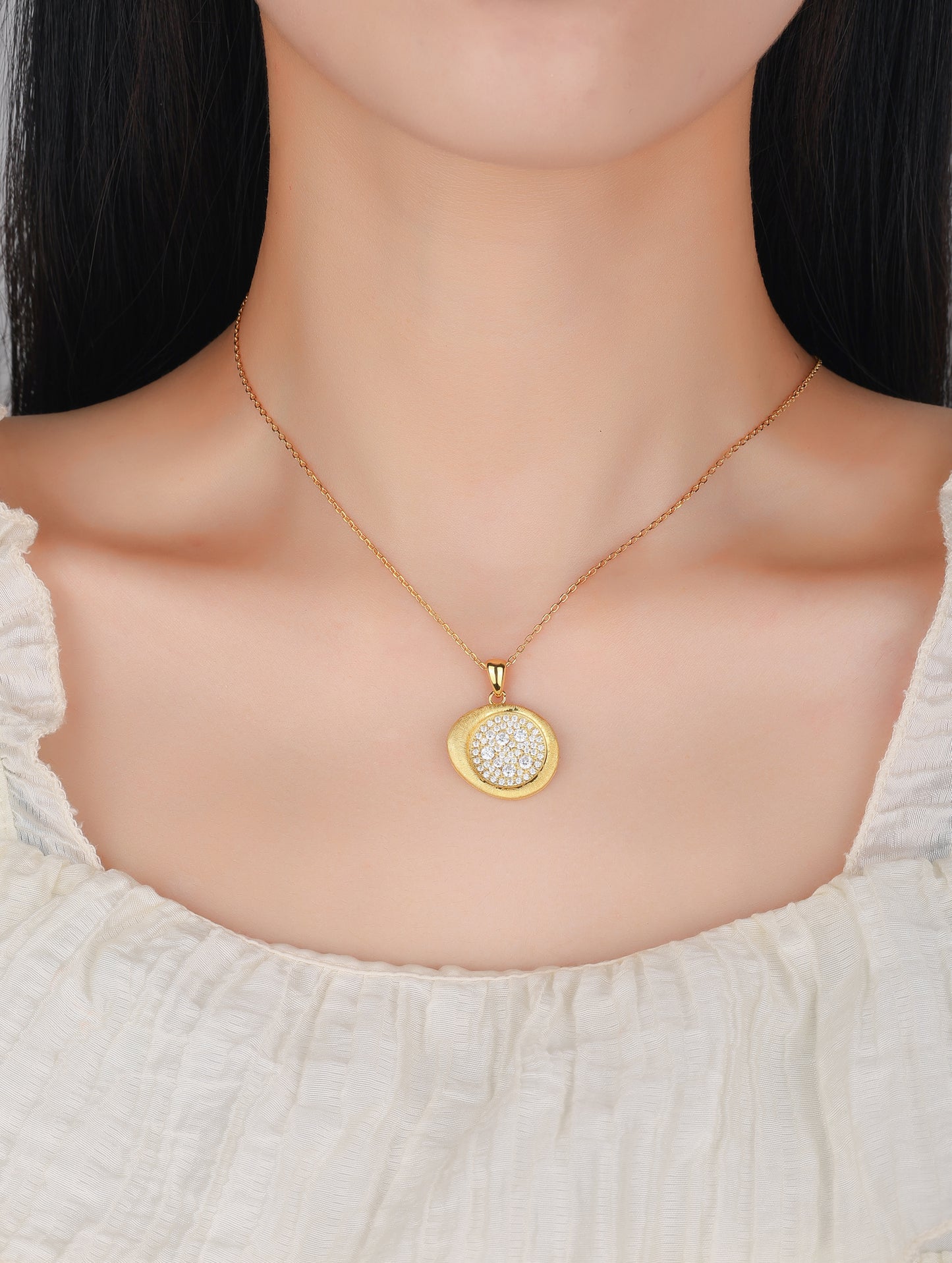 LUMINA HALO PENDANT CHARM CHAIN