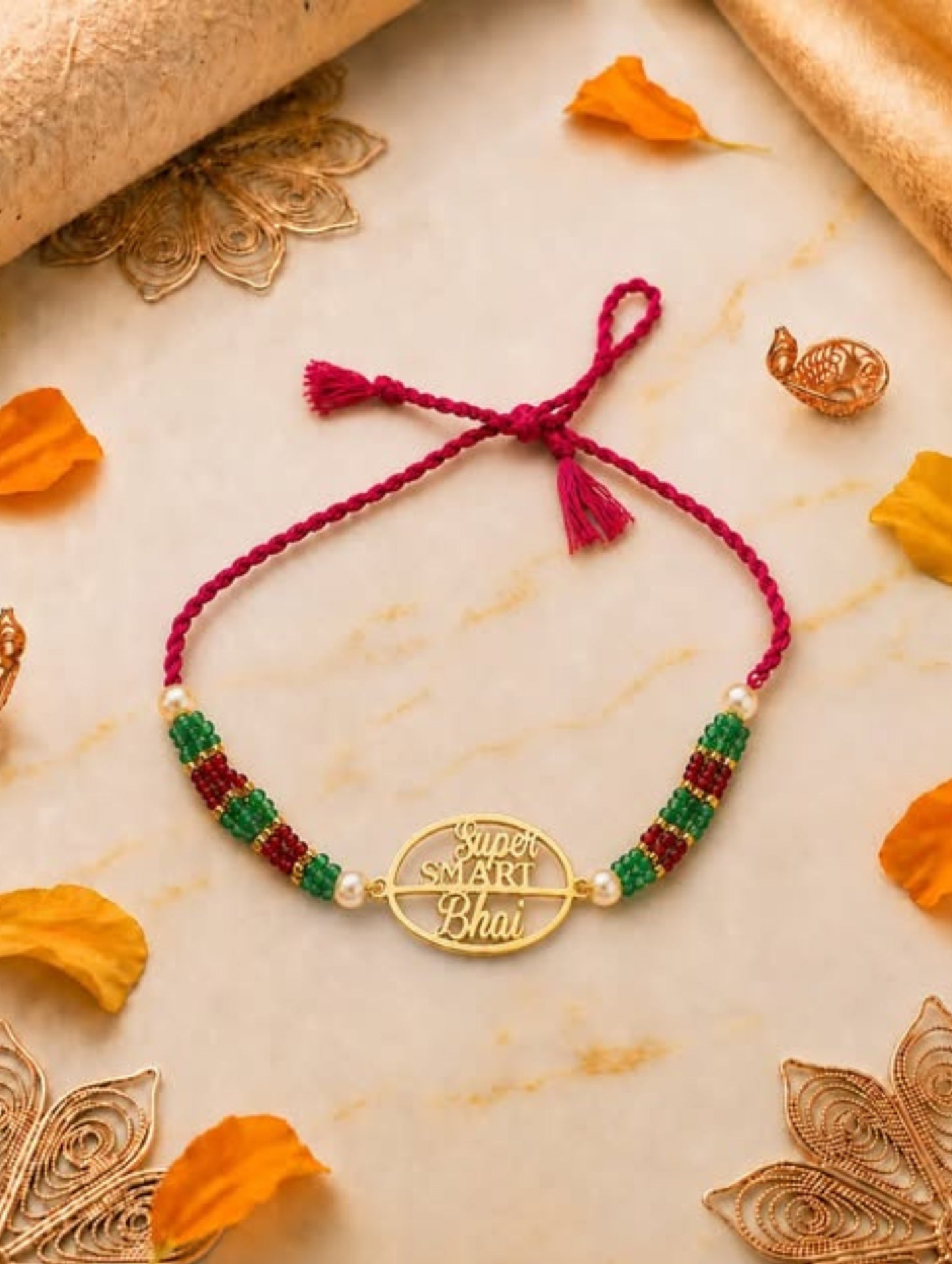 Super Smart Bhai Silver Rakhi