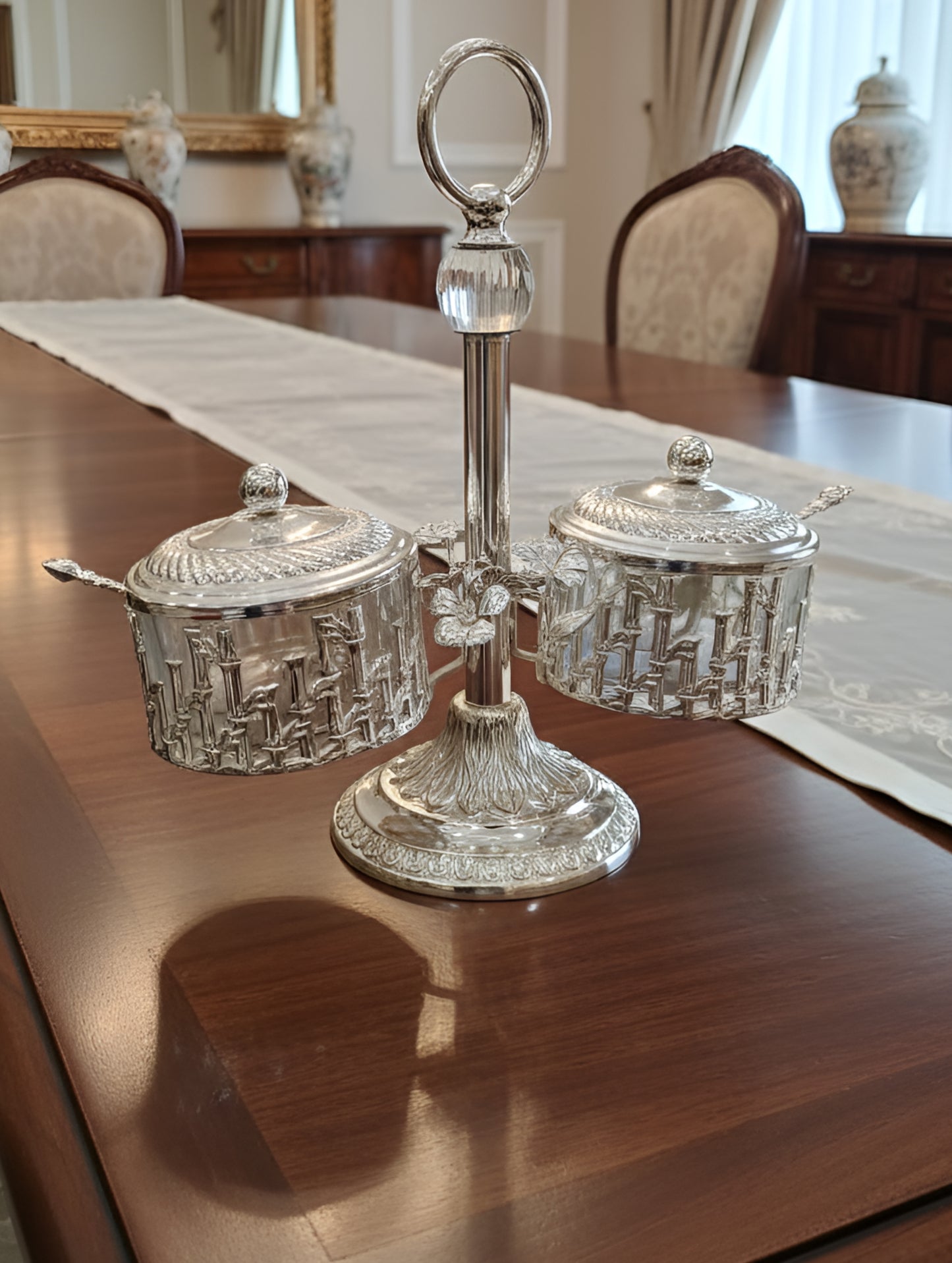 Classic Silver Coated Duo Set