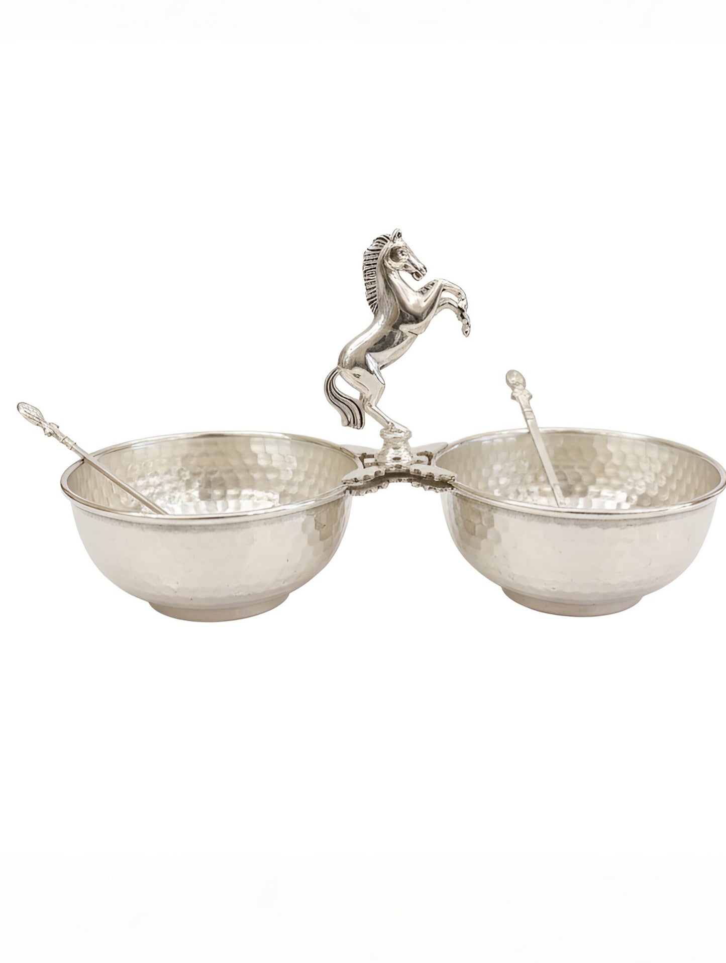 Silver Coated  Noble Horse Unity Bowl