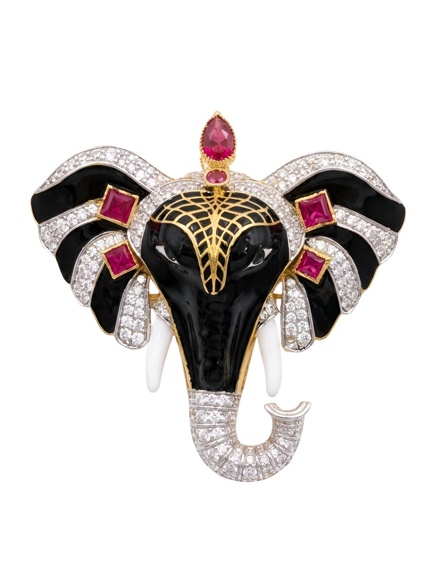 Royal Ganesha Pendant Brooch