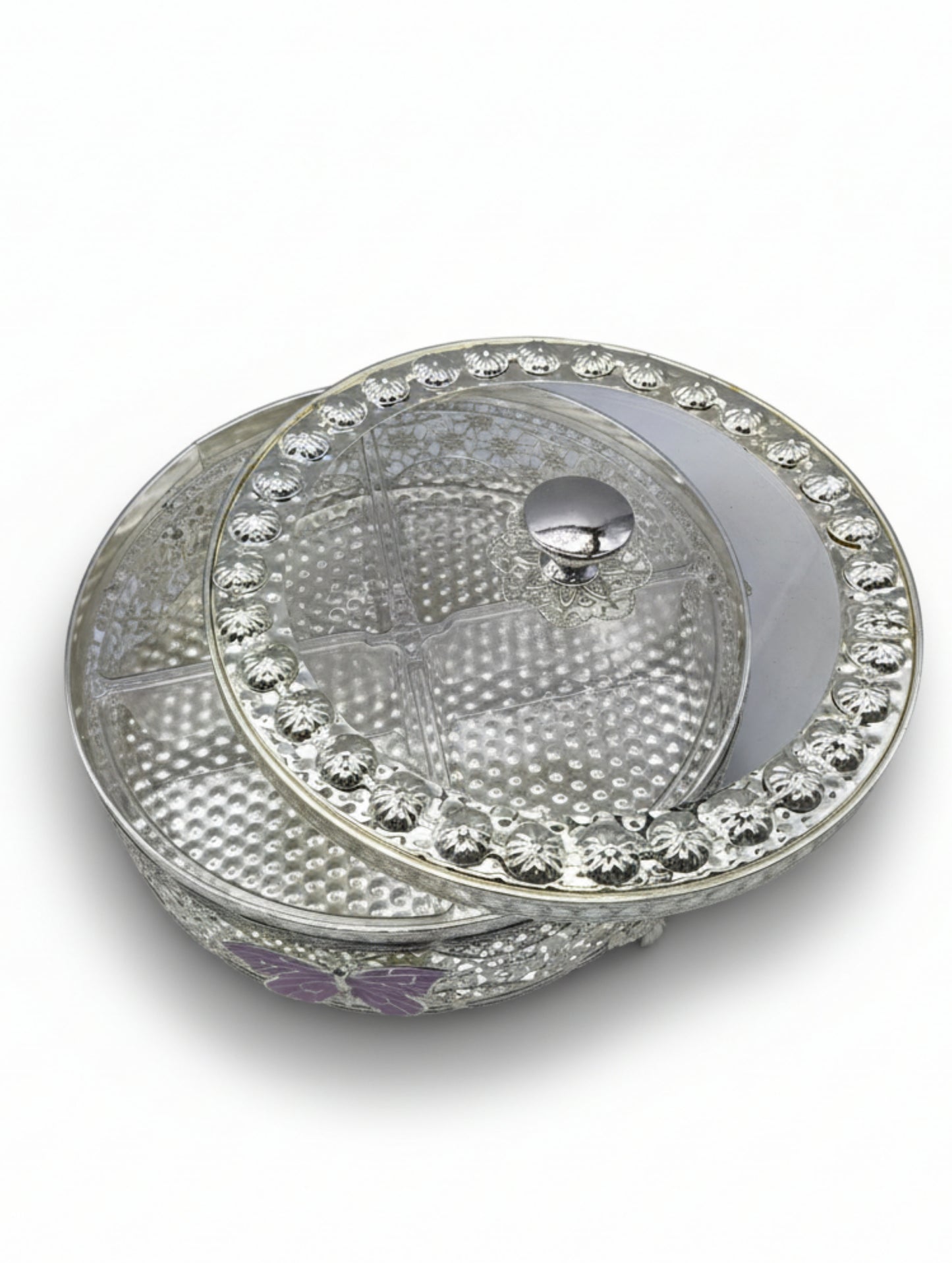 Lavender Butterfly Treasure Box