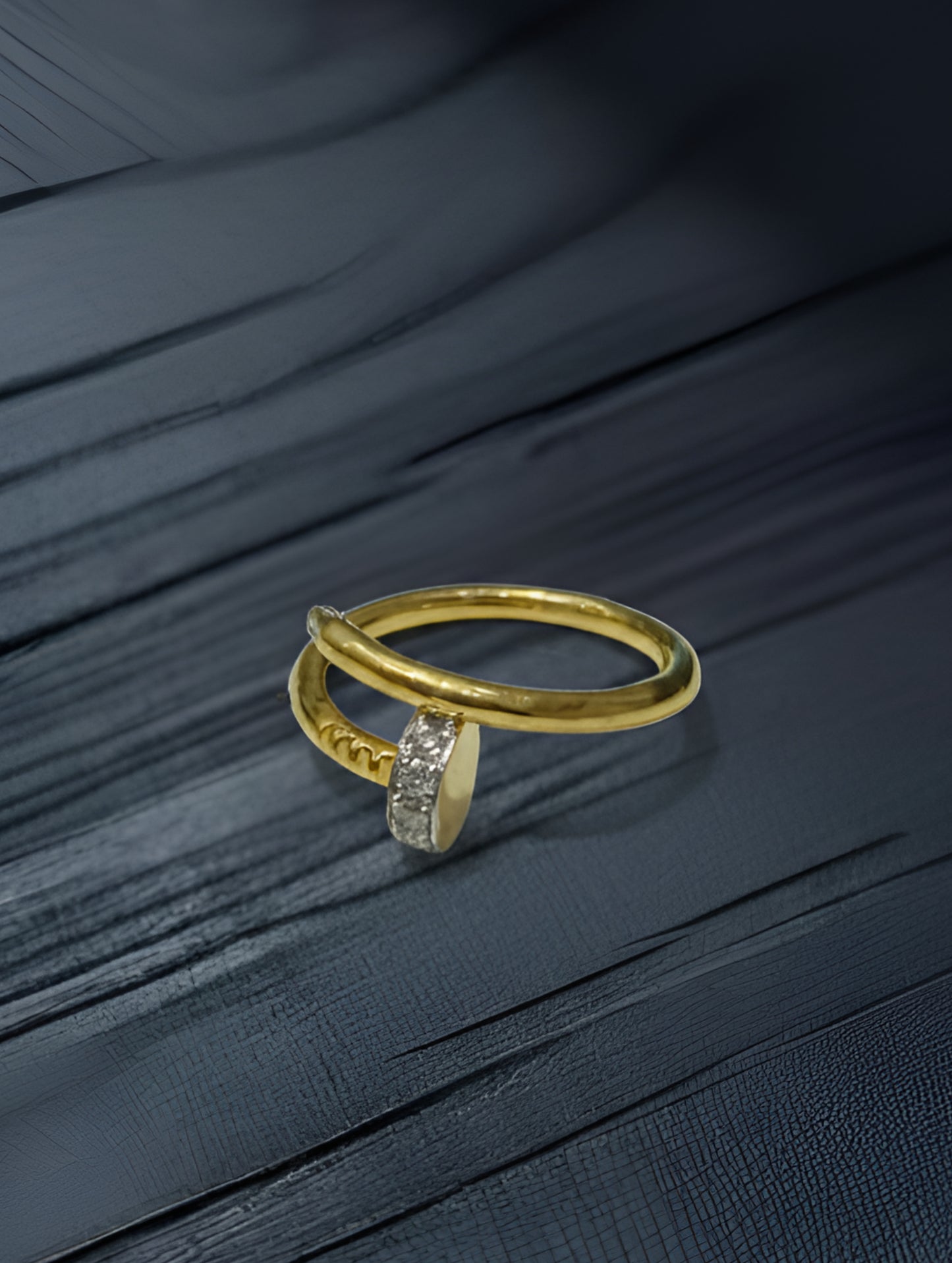 Premium  Golden Loop Ring