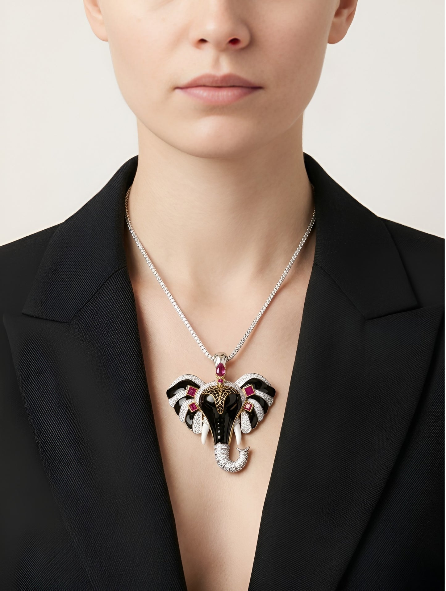 Royal Ganesha Pendant Brooch