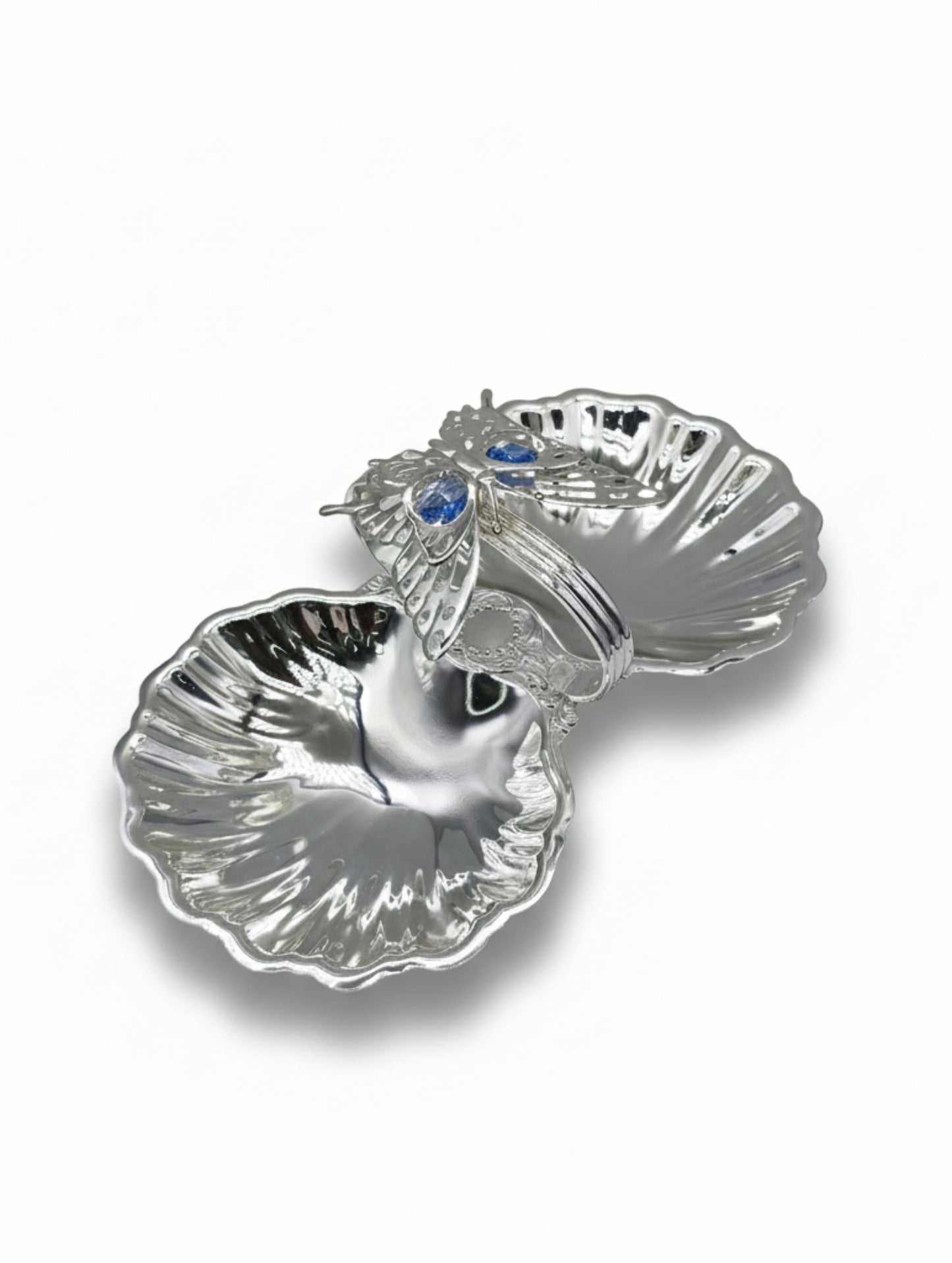 Butterfly Bloom Silver Bowl