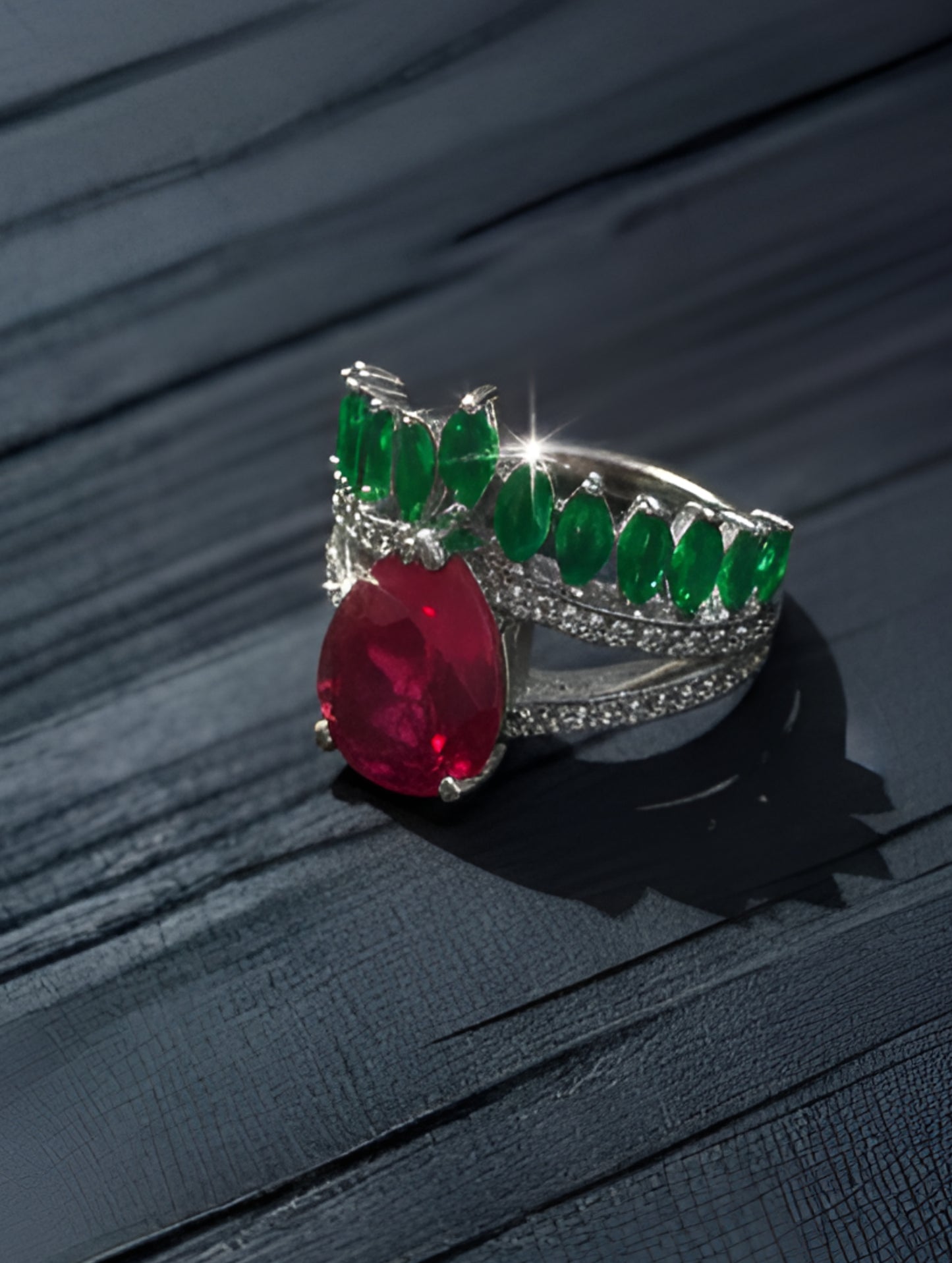 Premium  Crimson Empress Ring
