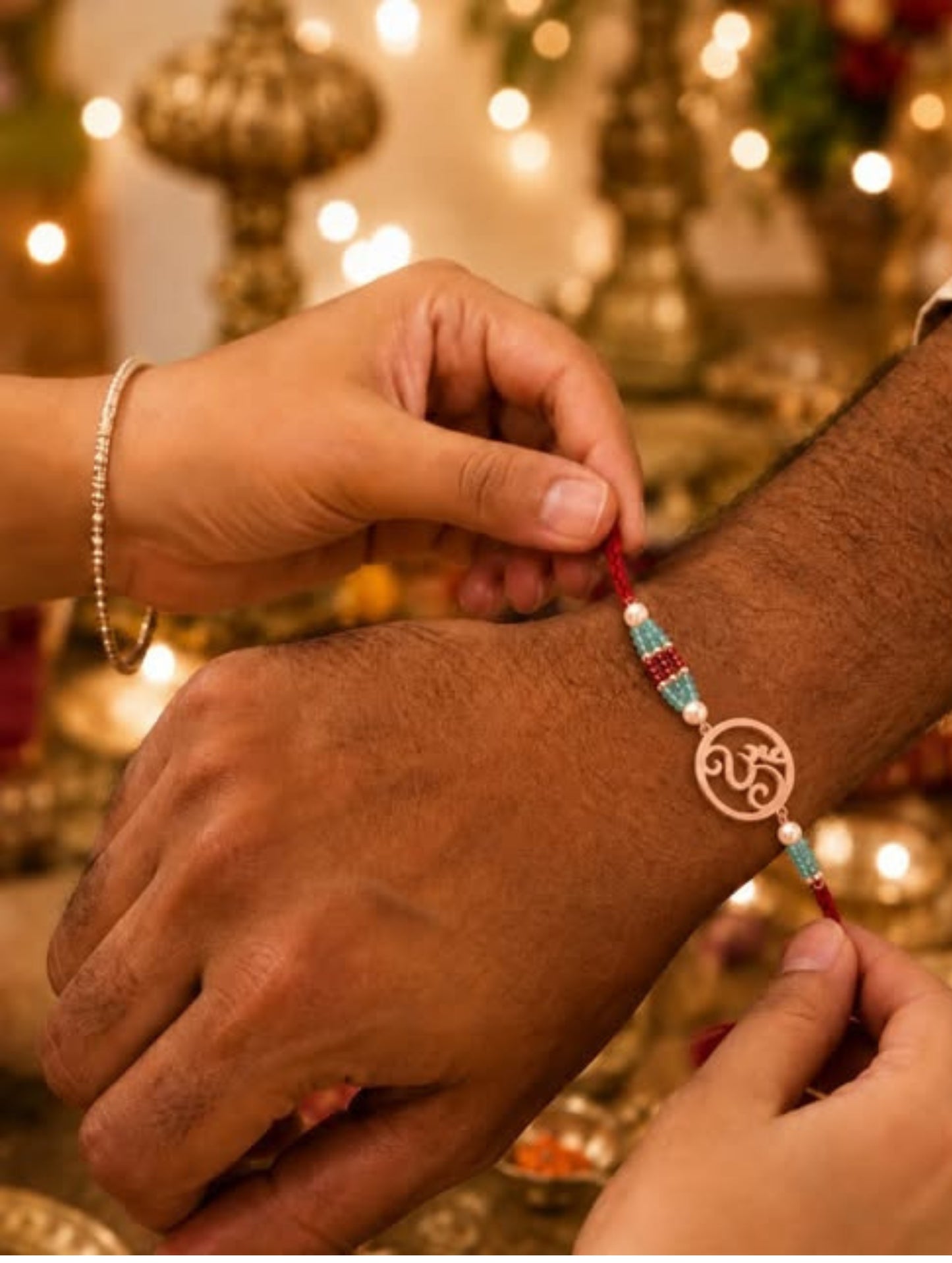DIVINE OM BLESSING RAKHI