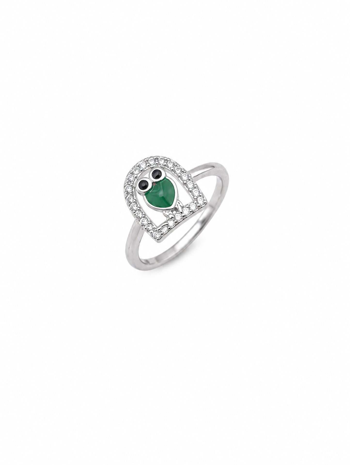 Peek-a-Boo Frog Sparkle Ring