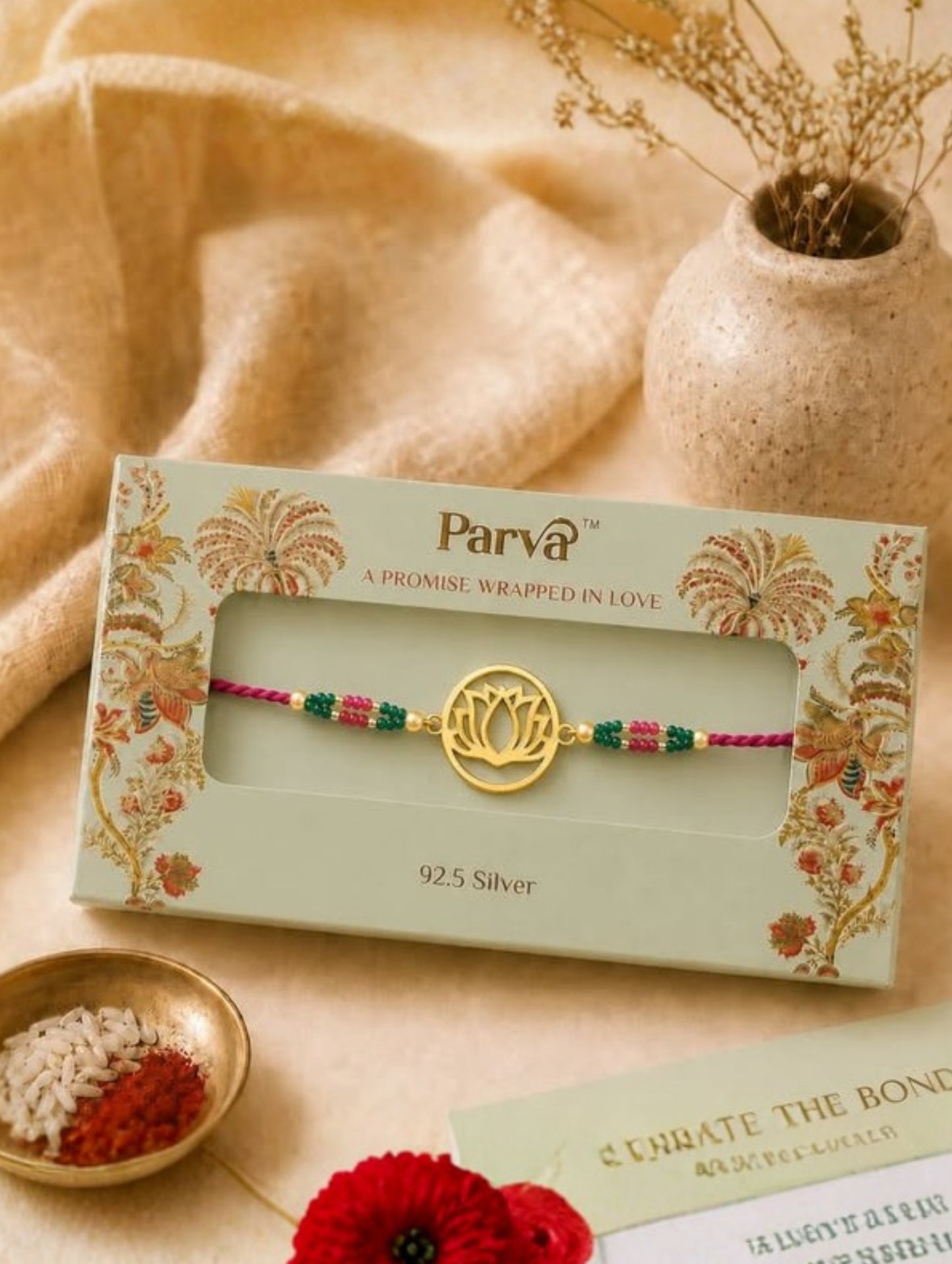 DIVINE LOTUS RAKHI