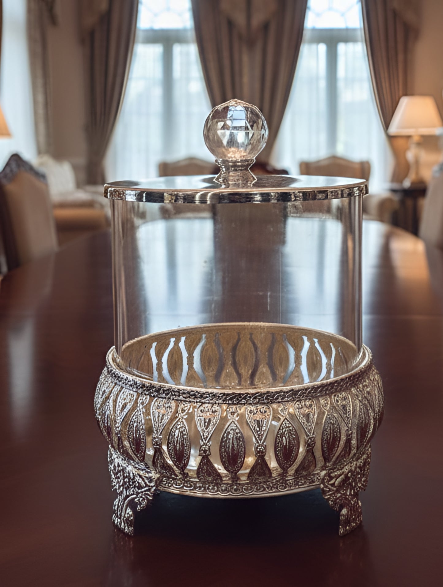 Silver Coated  Imperial Crystal Vault