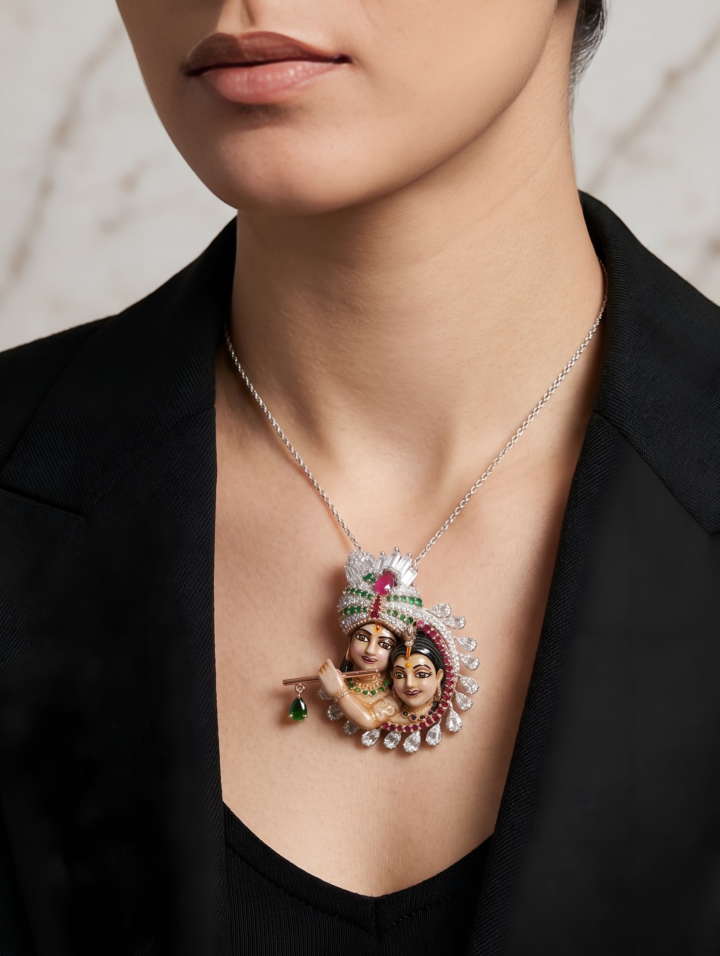 Divine Raas Pendant Brooch