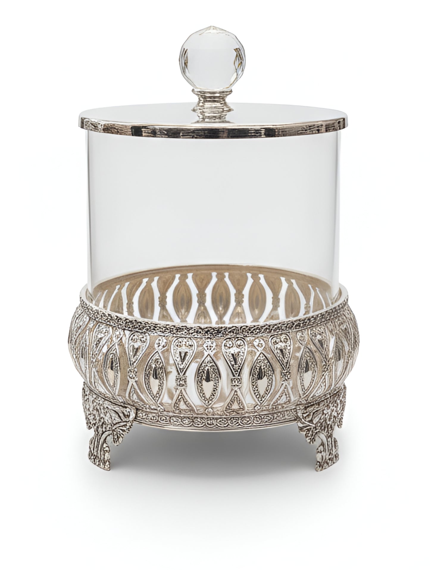 Silver Coated  Imperial Crystal Vault