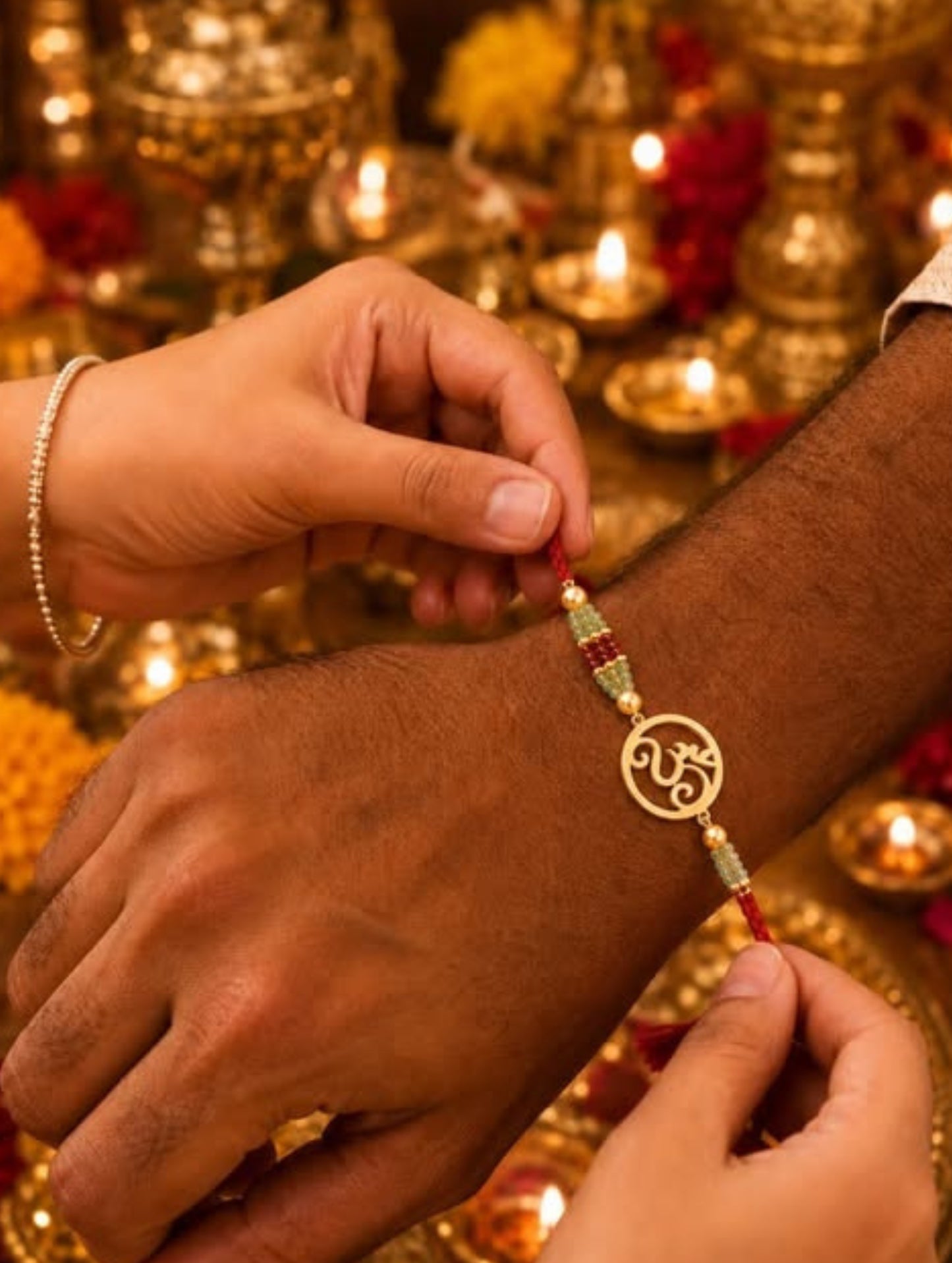 DIVINE OM BLESSING RAKHI