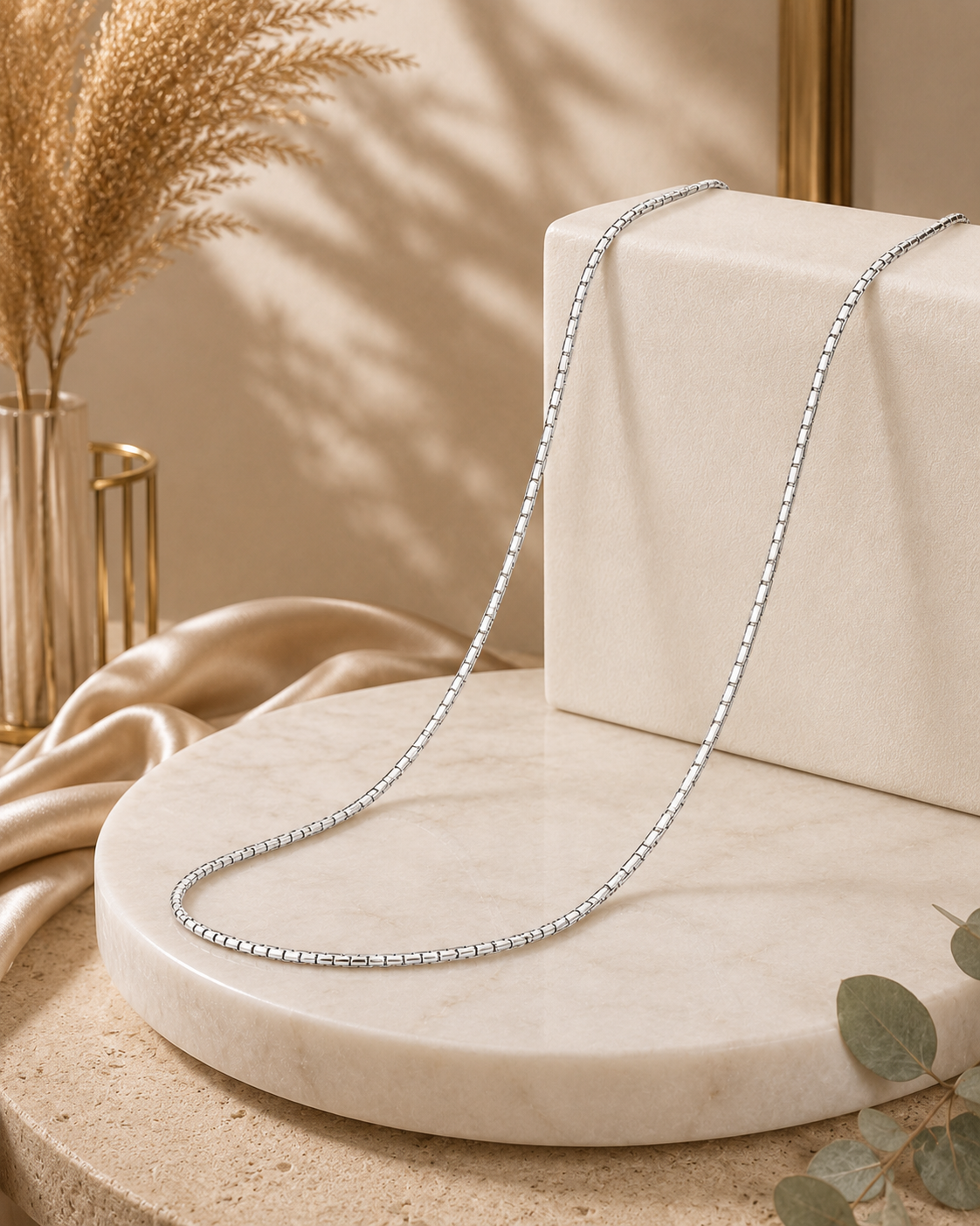 SILVER SERPENT MEN'S CHAIN