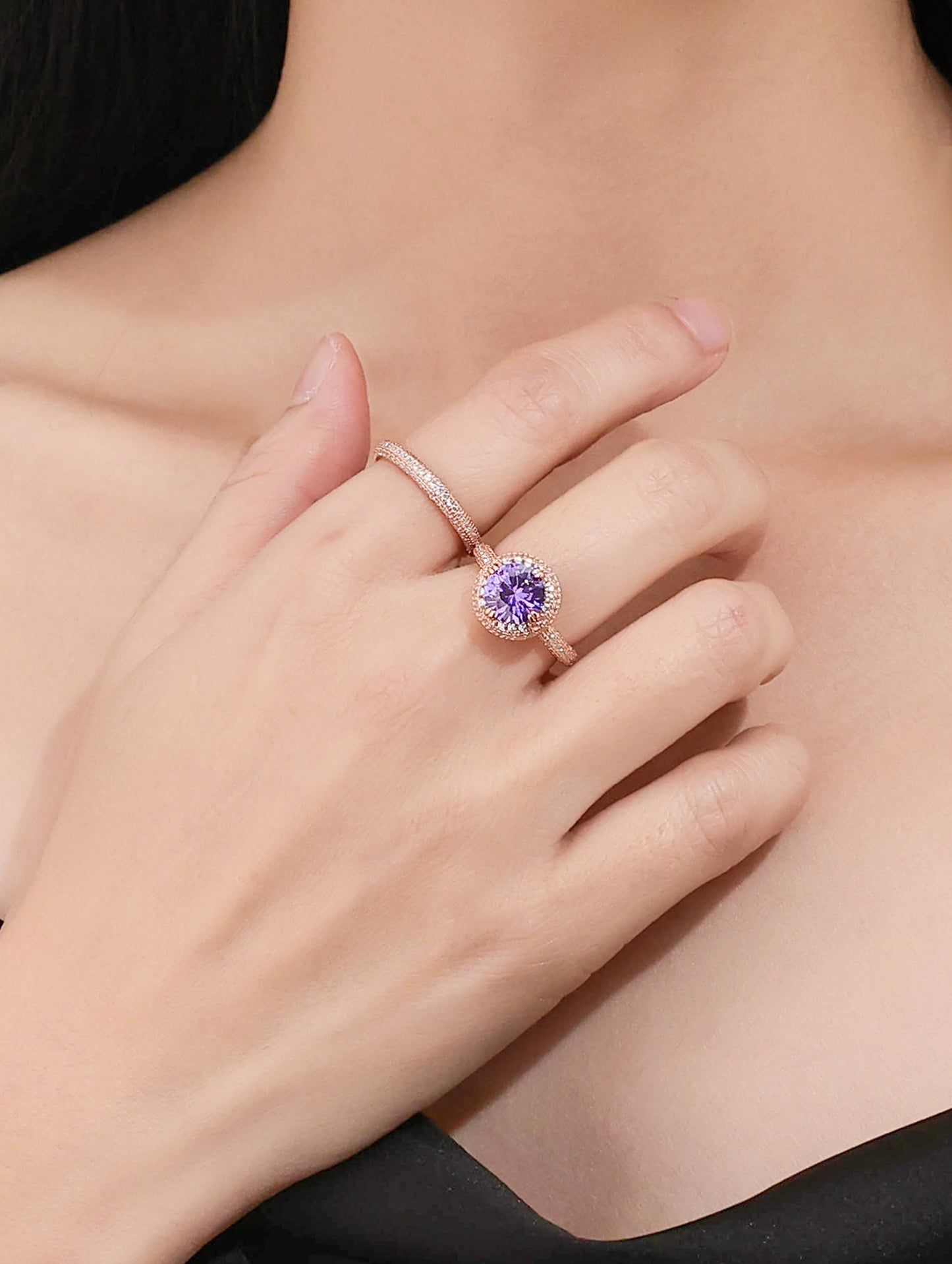 Violet Majesty Ring