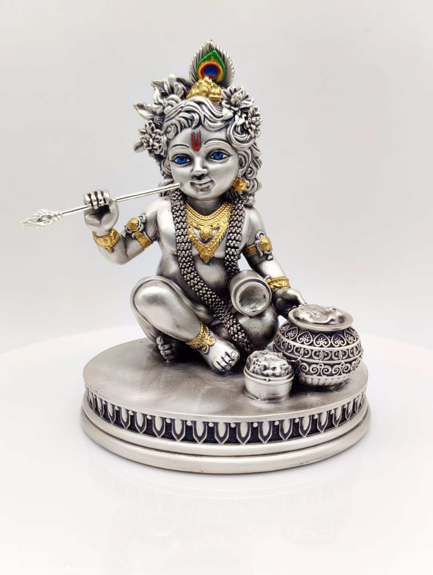 Krishna Vatsalya Premium Silver Murti