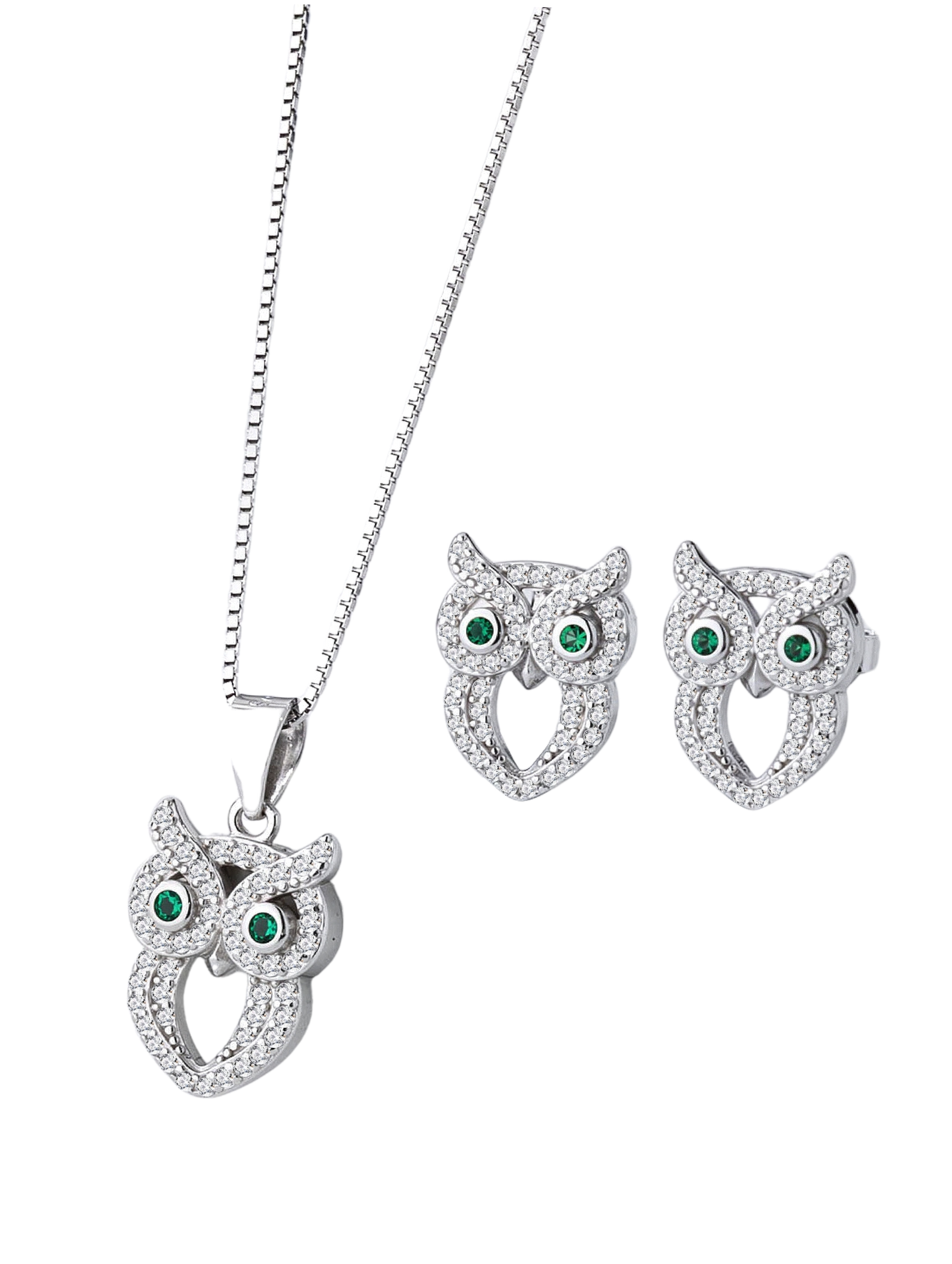 Owl Pendant Set