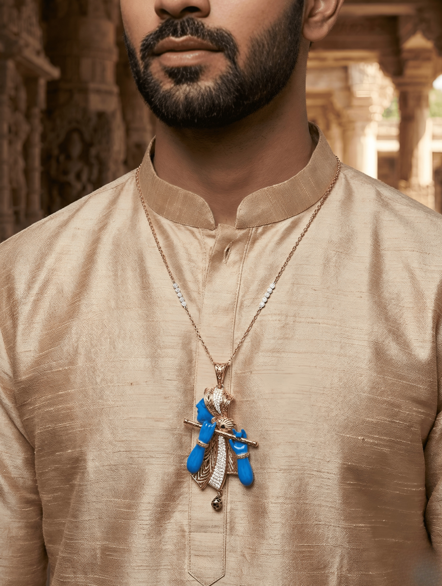 PREMIUM DIVINE LORD KRISHNA PENDANT