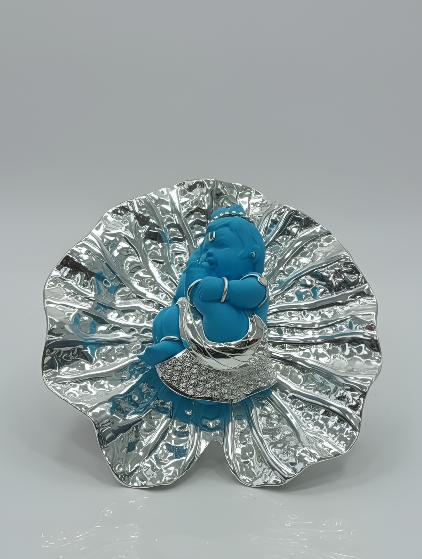 Shri Krishna Bal Roop Silver Coated Idol