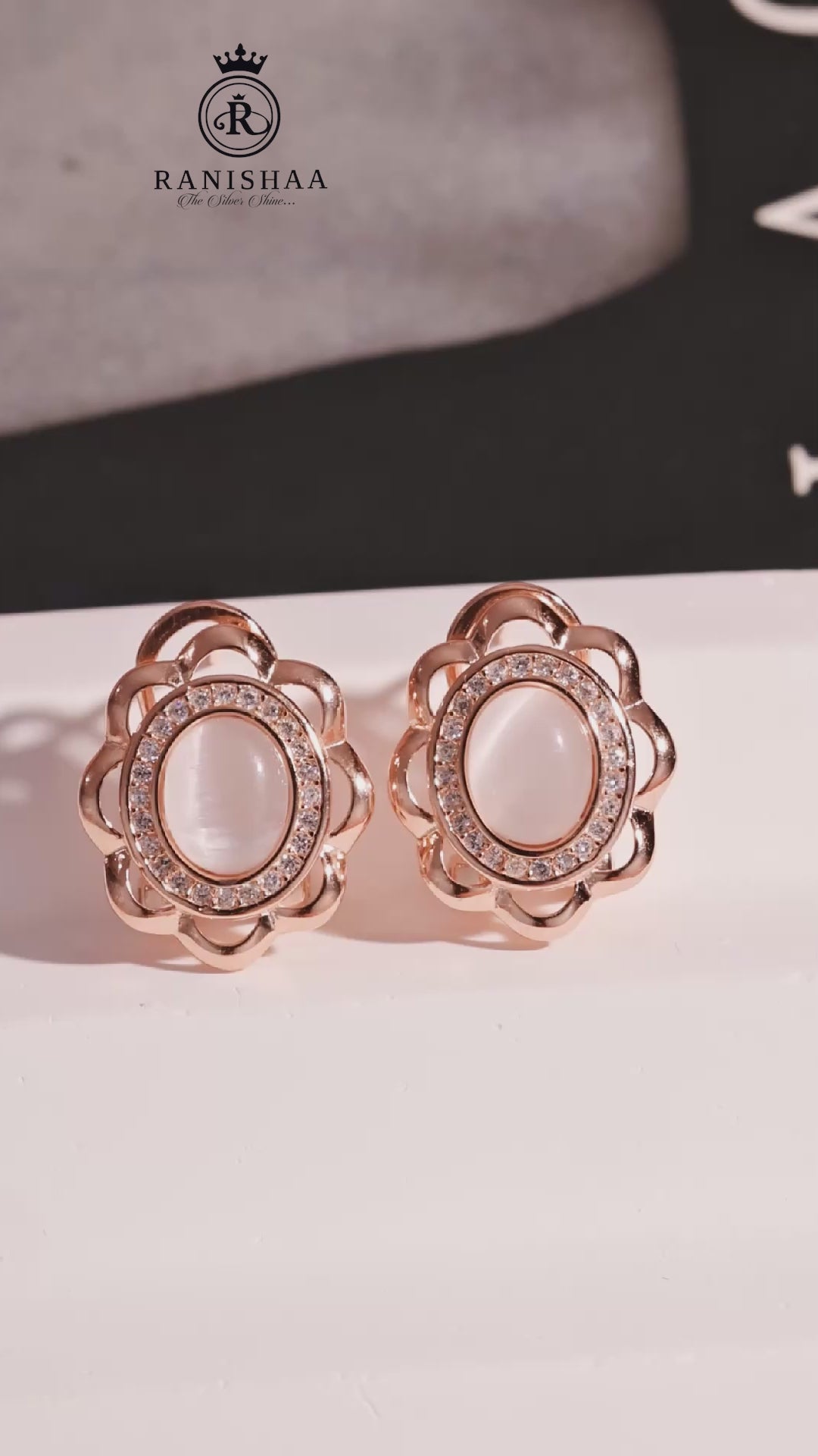 Load and play video in Gallery viewer, DILKASH EARRINGS
