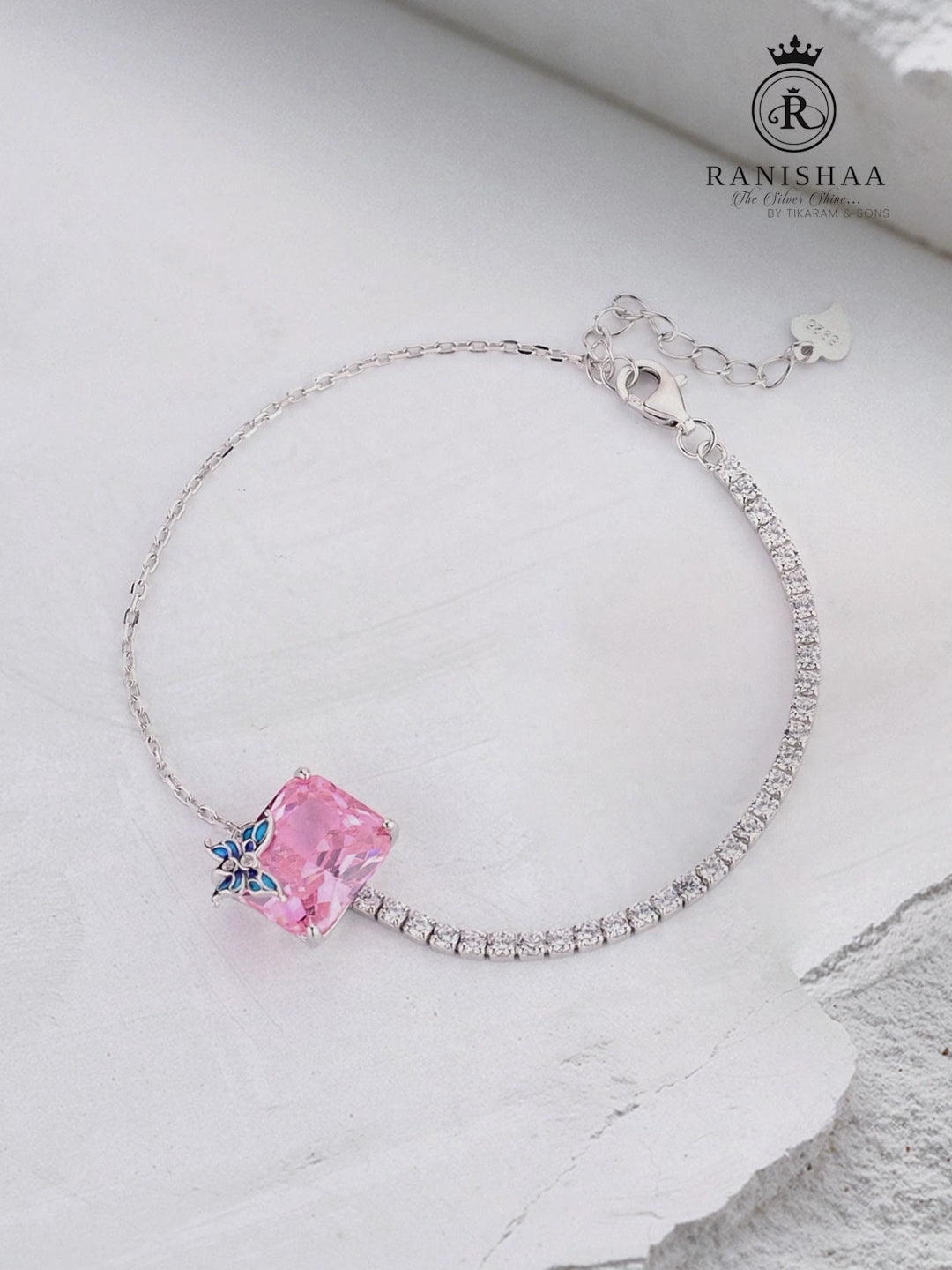 Load and play video in Gallery viewer, ROSEWING SPARKLE BRACELET
