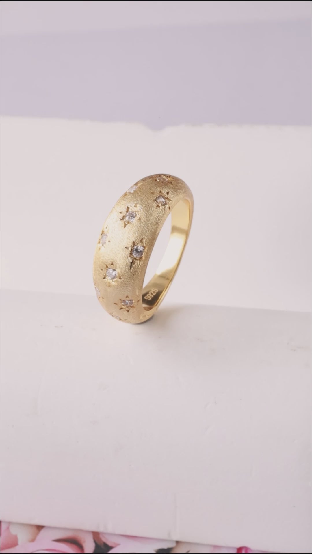 Load and play video in Gallery viewer, Celestial Stardust Ring
