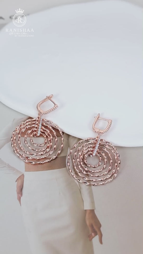 Load and play video in Gallery viewer, AAFREEN EARRINGS (STYLE 20677)
