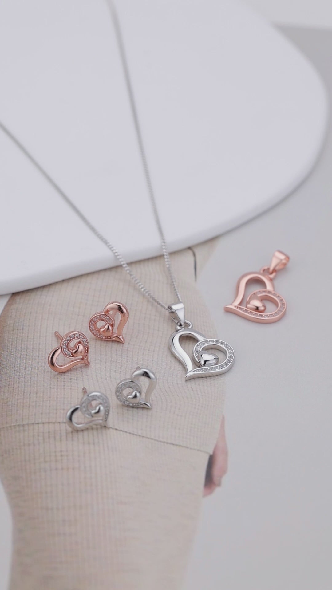 Load and play video in Gallery viewer, Eternal Grace Pendant Set

