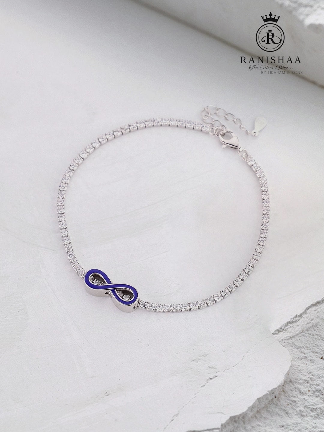 Load and play video in Gallery viewer, INFINITE GRACE SILVER BRACELET
