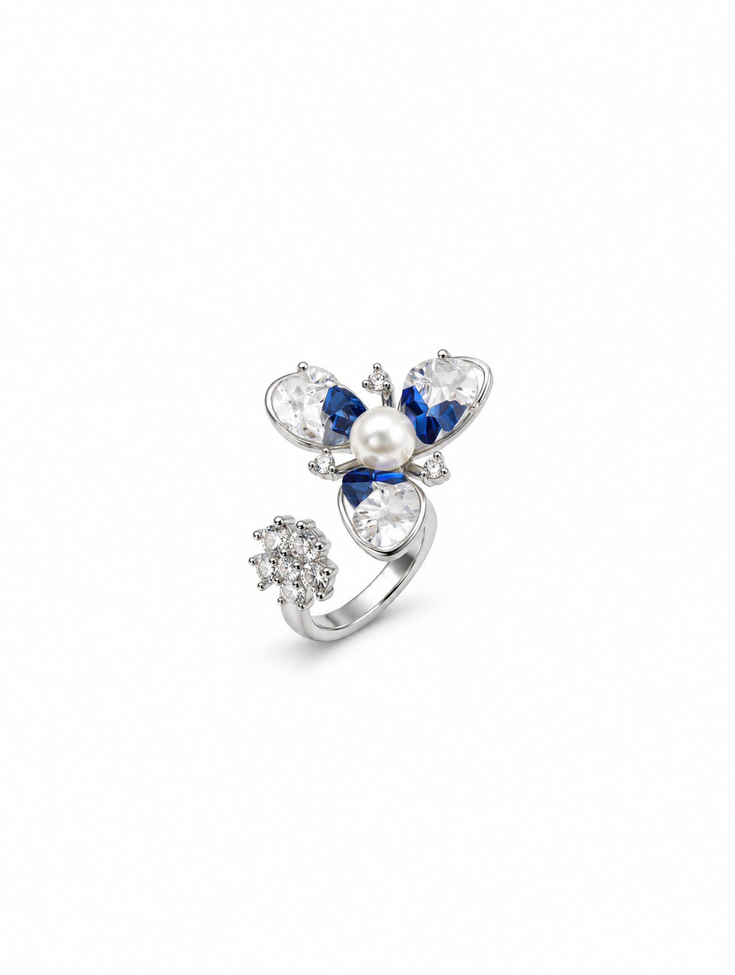 Celestial Blossom Open Adjustable Ring