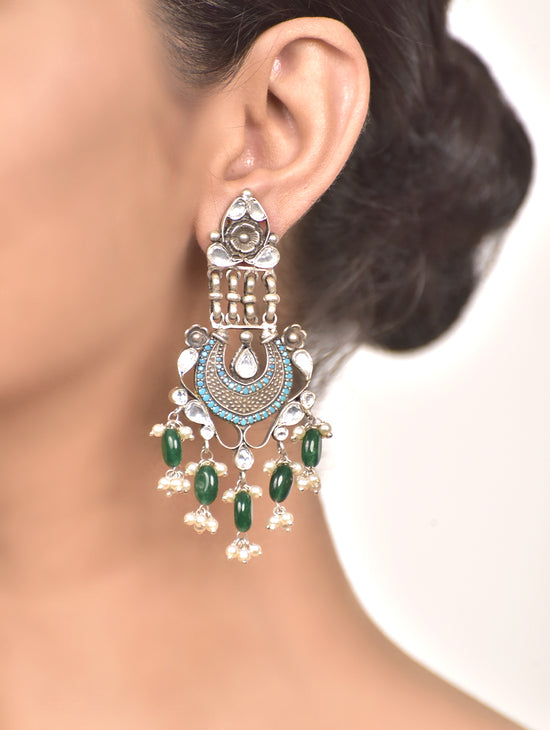 Load image into Gallery viewer, DILKASH EARRINGS (STYLE 1065)

