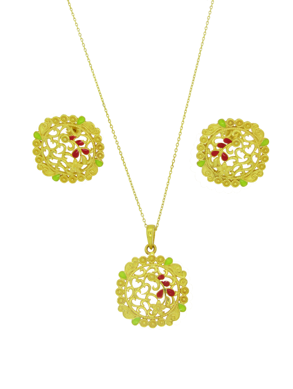 Amazon.com: Sam K Gold Bow Earring Necklace Set: Clothing, Shoes & Jewelry