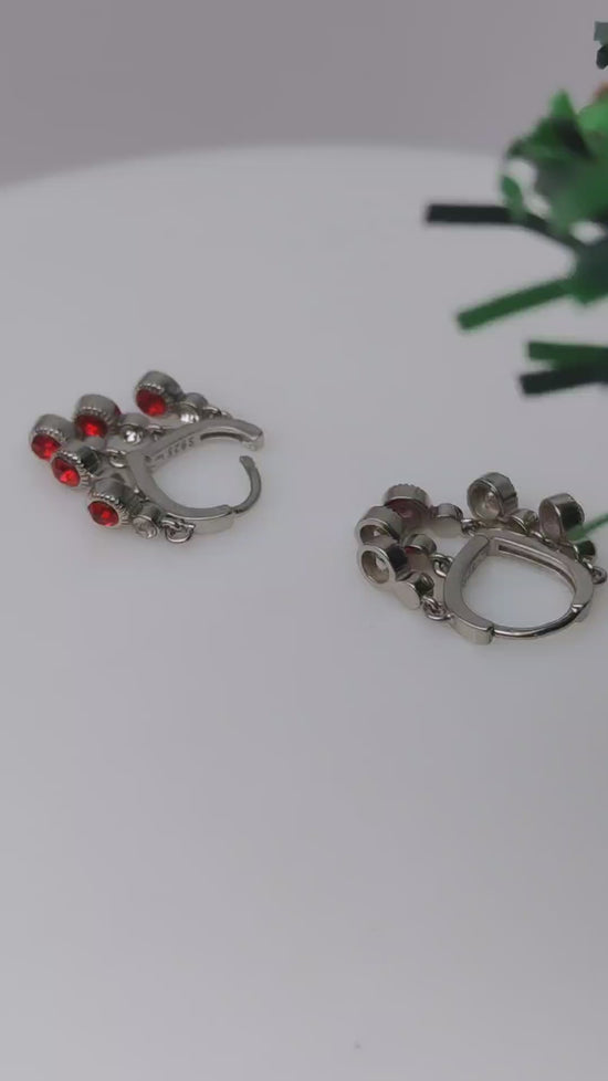 Load and play video in Gallery viewer, AAFREEN EARRINGS (STYLE 8395)
