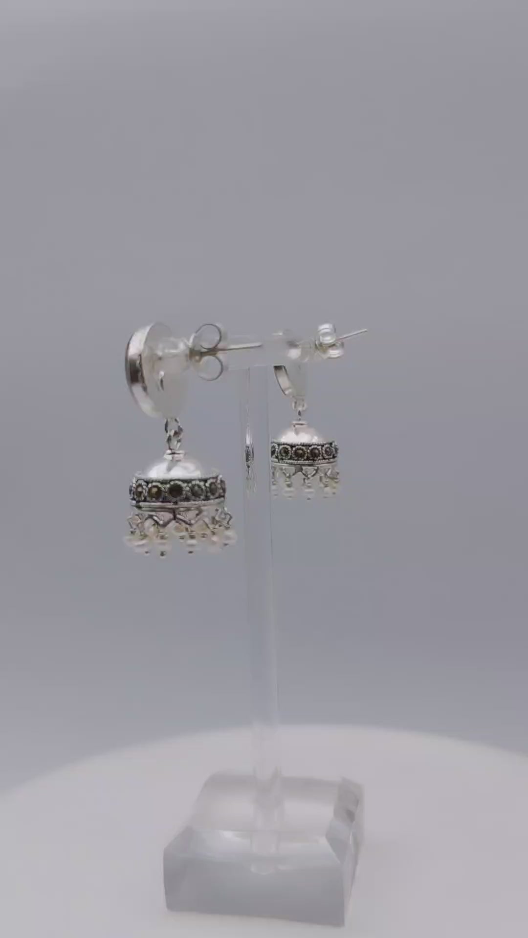 Load and play video in Gallery viewer, AAFREEN EARRINGS (STYLE 4134)
